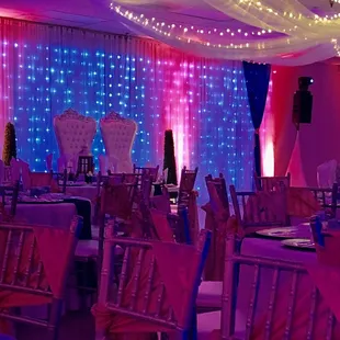 Lights &amp; throne chairs