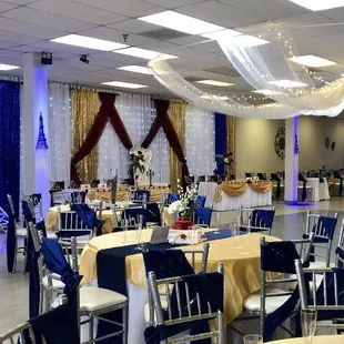 Event venue with decorations