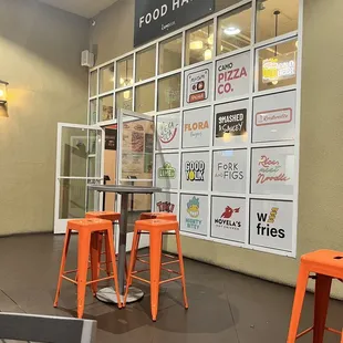 Outdoor seating