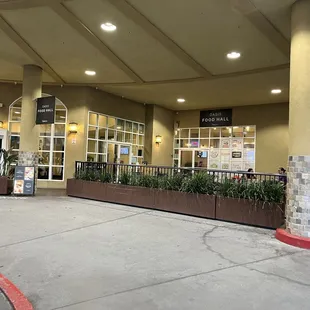 Outside