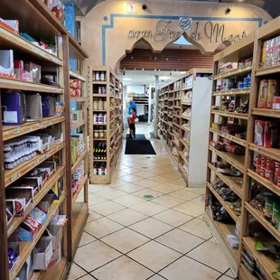 the aisles of the store