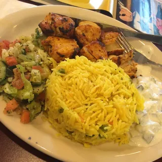 Chicken Kebab Plate