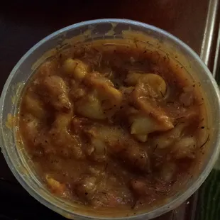 Lima beans in tomato sauce