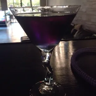 Purple martini!