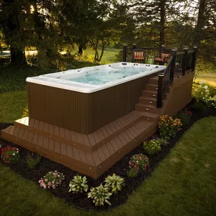 Dimension One Spas, Hot Tubs, Swim Spas. #1 Hot Tub Store in EL Paso Texas. The best hot tubs.