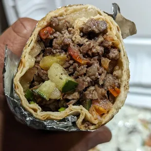lamb shawarma wrap