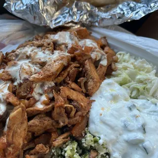 Chicken Shawarma Plate (Halal)
