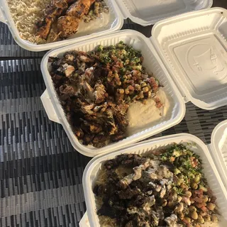 Lamb Kebab Plate (Halal)