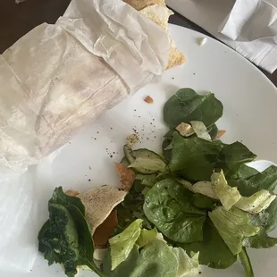 Chicki Schwarm and salad