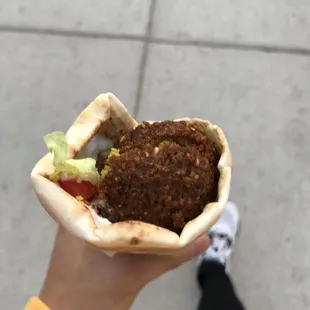 Falafel shawarma