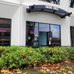 the outside of the building