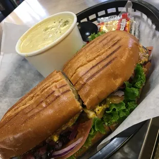 Hot Pastrami Sandwich