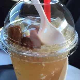 Raspado de tamarindo con poquita lechera