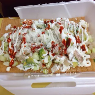 a food item in a container