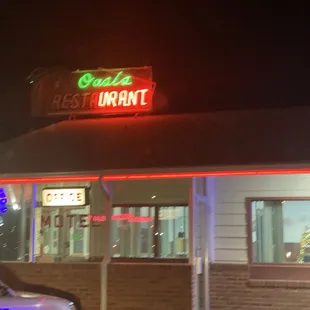 outside