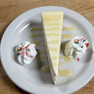 White chocolate cheese cake