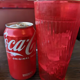 I'm usually not a plastic glass guy but made an exception since it matched my coke can perfectly