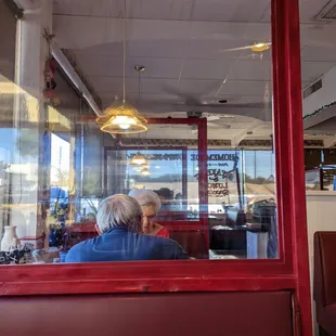 Holdover Pandemic plexiglass still in place