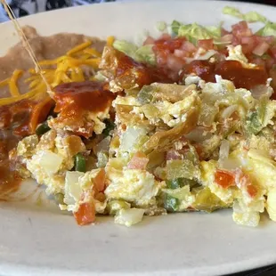 Migas with no meat