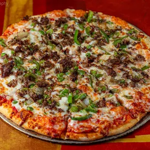 Philly Cheesesteak Pizza