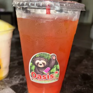 Agua with lemonade, lime and watermelon?