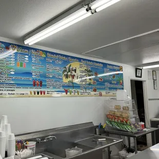 One of several menus. I have to go again to try other styles, and ice creams. So many.
