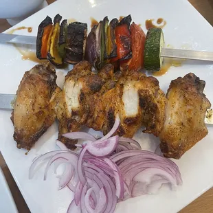Veggie + Wing Kebab