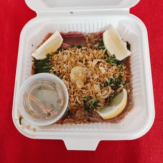 56. Rare Beef with Lemon Juice