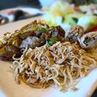 100. Shredded Pork Skin Sandwich