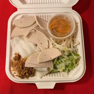 61. Steamed Rice Rolls with Fancy Pork Patty Specialty