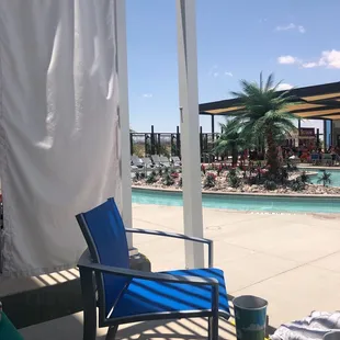 View from the cabana