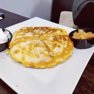 2 &apos;mini&apos; quesadillas