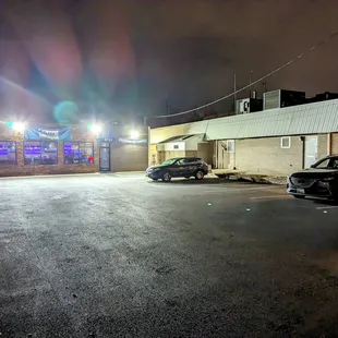 Plenty of parking