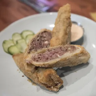Reuben eggrolls