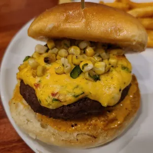 Oasthouse Classic Pimento Burger. One-note and that note is pimento.