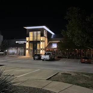 outside