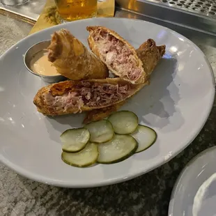Reuben Egg Rolls