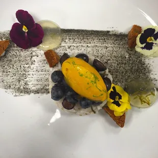 Work of art by the pastry chef.