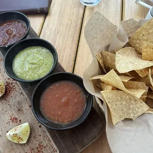 Chips and Salsa Trio