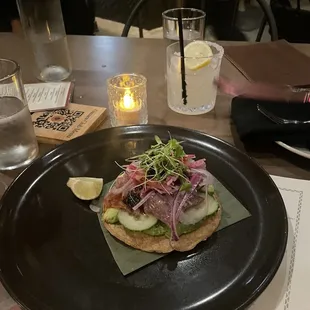 Tuna Tostada