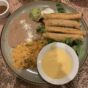Chicken flautas $17.25!