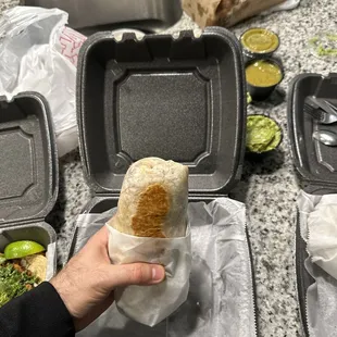 Carne asada burrito