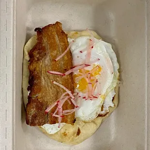 Breakfast Taco, Thick Cut Bacon