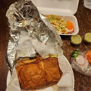 Food I ordered on takeout.