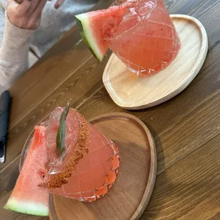 Watermelon Raspberry Margaritas