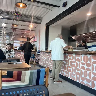 Kitchen and dining area