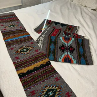 Placemats and table runner