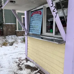 Front of the stall where you order