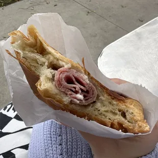 Ham &amp; cheese croissant