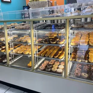 Donut selection at about 9 am on a Thursday